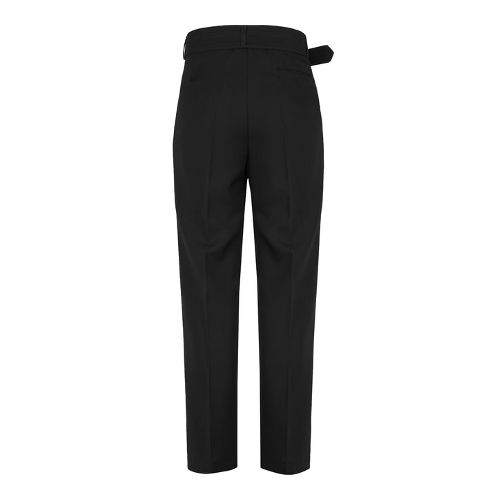 Pantalone Norrie nero in lana piquè