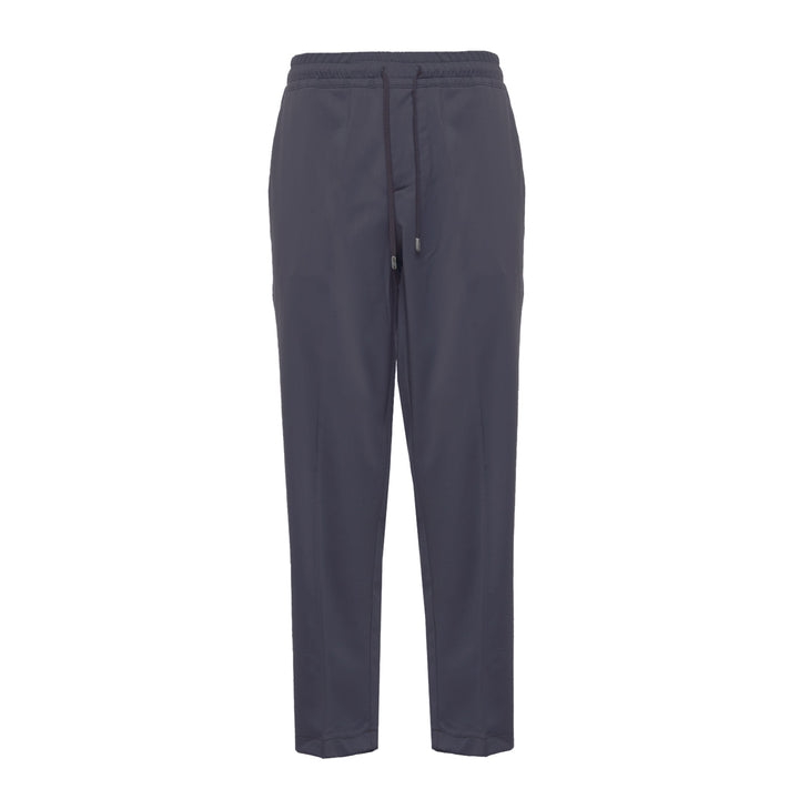 Pantalone Pajama viola in lana