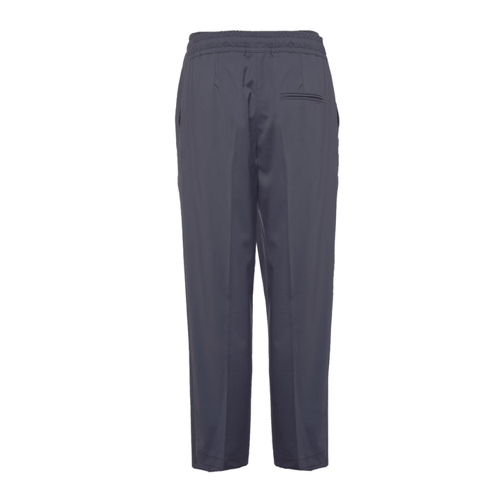 Pantalone Pajama viola in lana