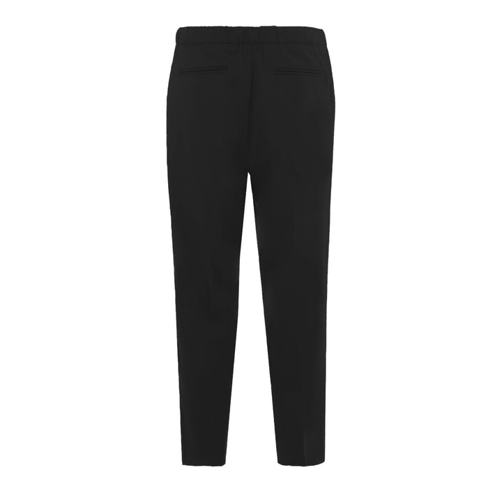 Pantaloni Jean19 nero in fresco di lana