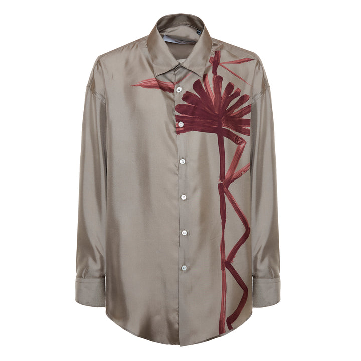 Valentino Camicia Stampata in Seta