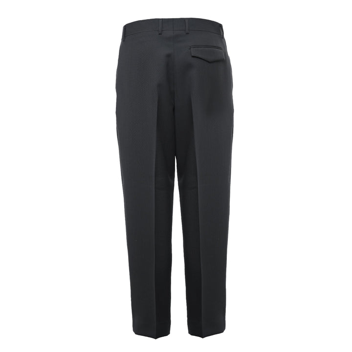 Pantalone Vincent grigio scuro in lana piquè