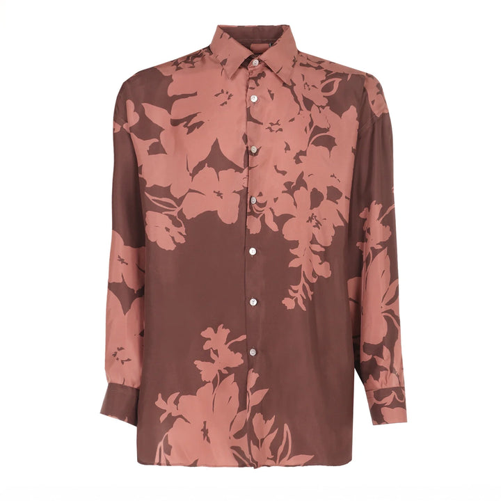 Camicia Valentino stampata all over in seta