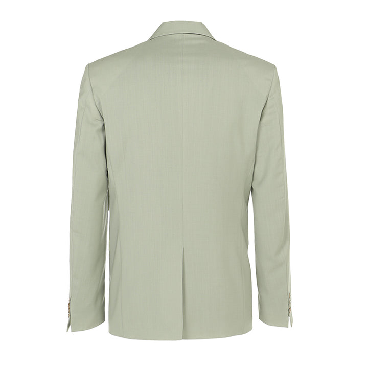 Blazer Joel verde in fresco di lana