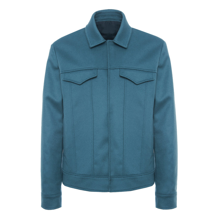 Giacca Trucker Dani in lana e cashmere