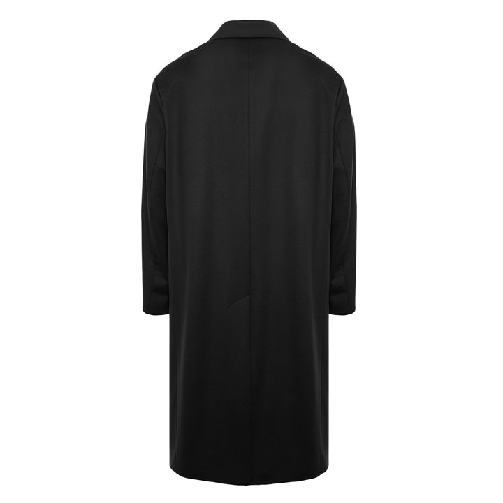 Cappotto Tristan nero in lana e cashmere