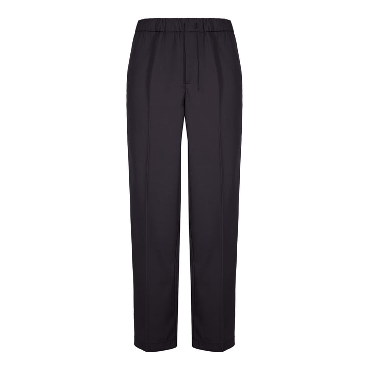 Pantalone Pajama marrone in lana tecnica