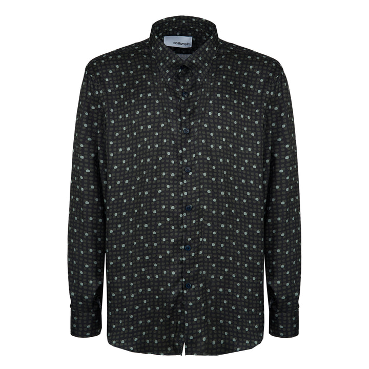 Camicia Valentino stampata all over in viscosa