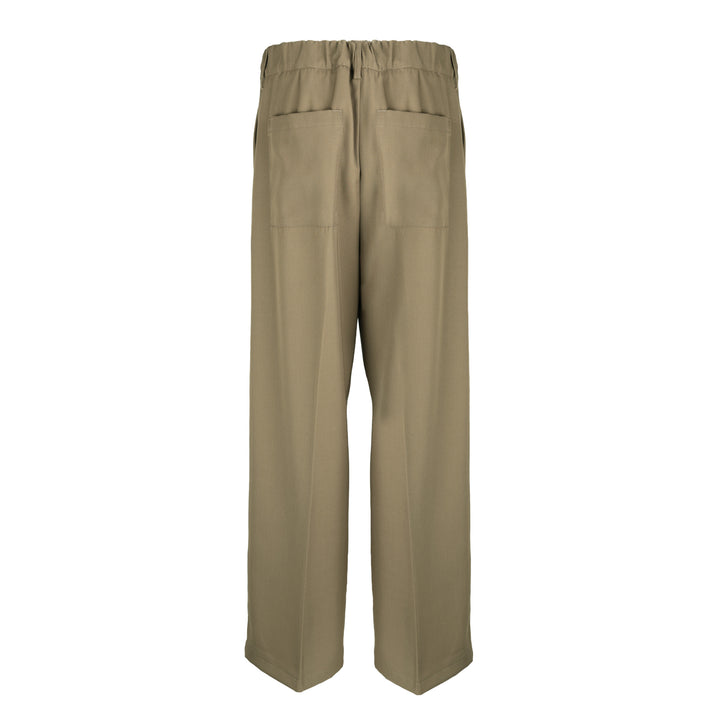 Pantalone Trentuno verde oliva in lana tecnica