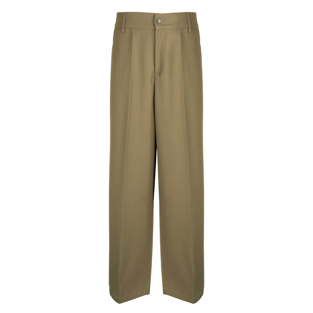 Pantalone Trentuno verde oliva in lana tecnica