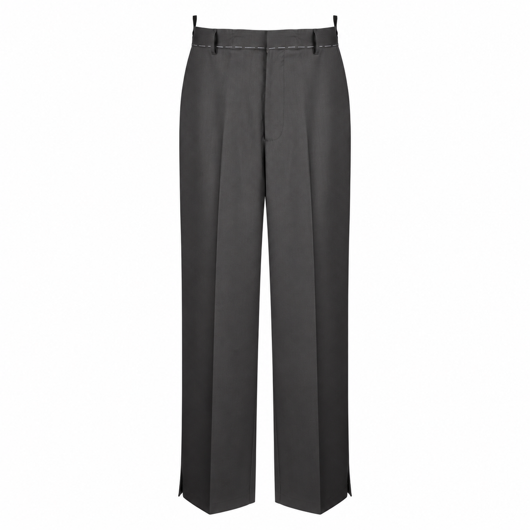Pantalone Allen marrone in fresco di lana