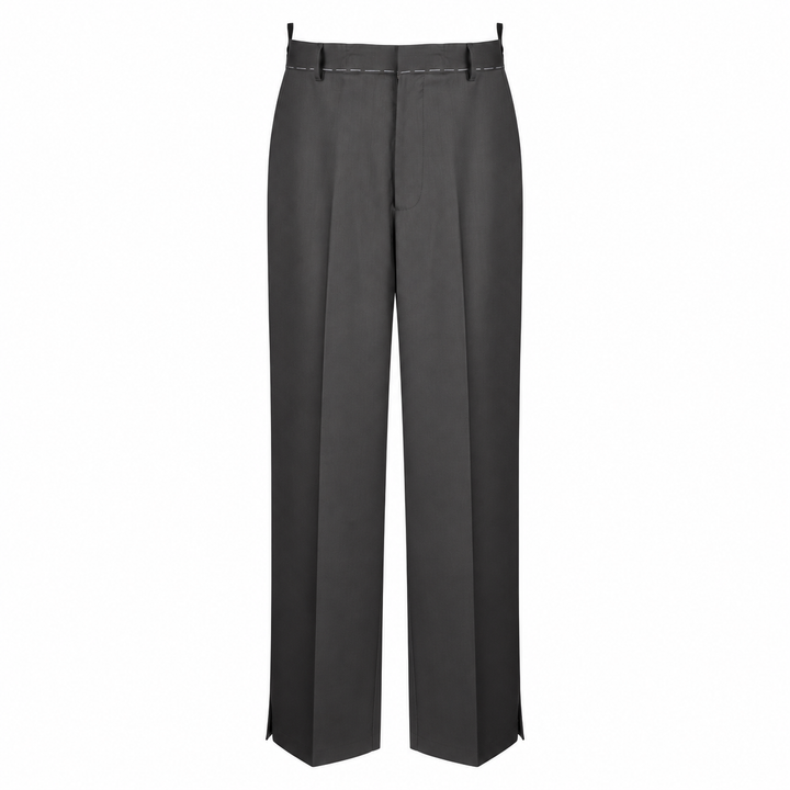 Pantalone Allen marrone in fresco di lana