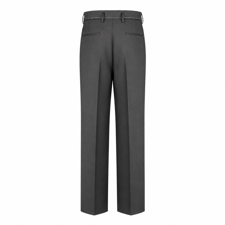 Pantalone Allen marrone in fresco di lana