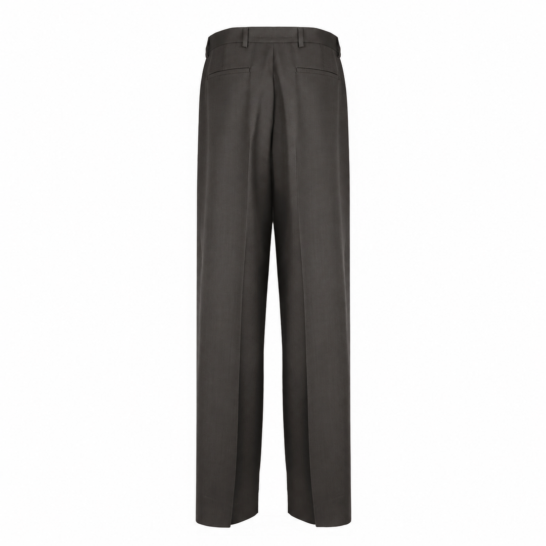 Pantalone Alain nero in fresco di lana