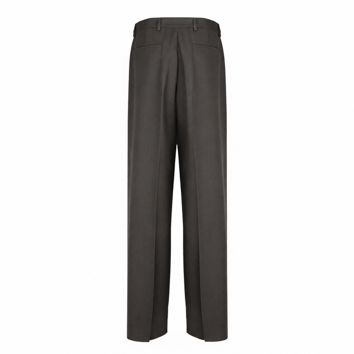 Pantalone Alain nero in fresco di lana