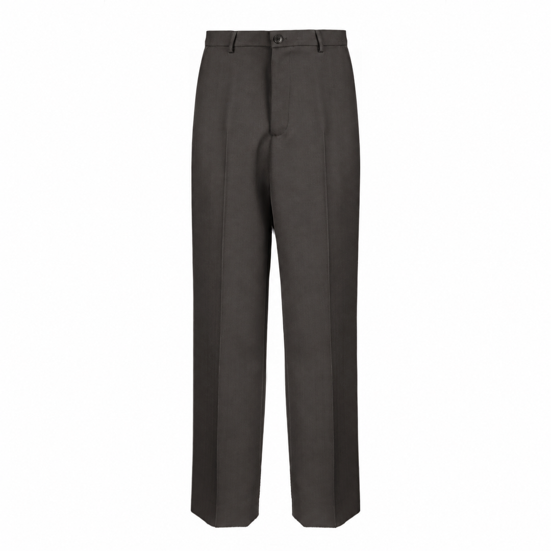 Pantalone Alain nero in fresco di lana