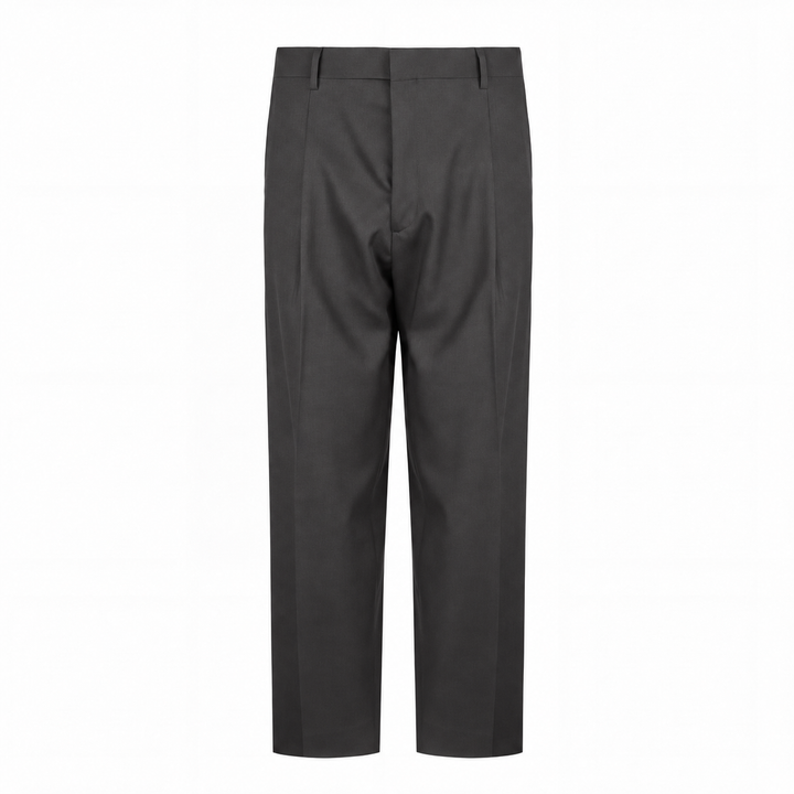 Pantalone Vincent marrone in fresco di lana