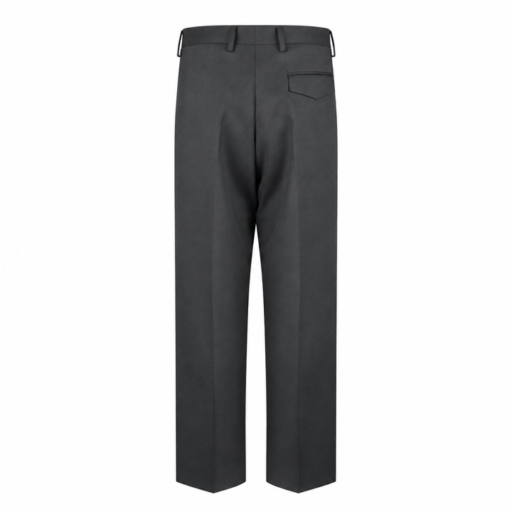 Pantalone Vincent marrone in fresco di lana