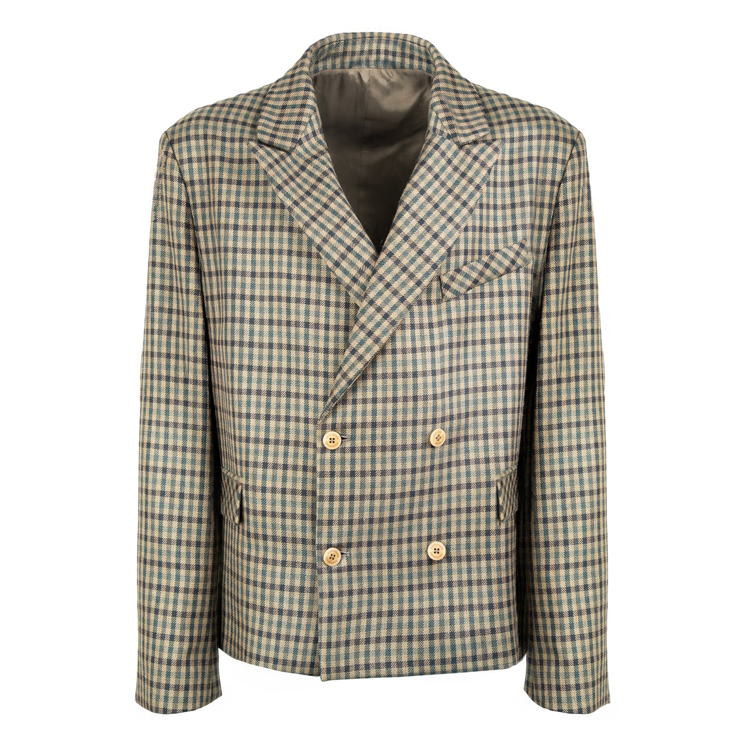 Blazer Mel a quadri in lana