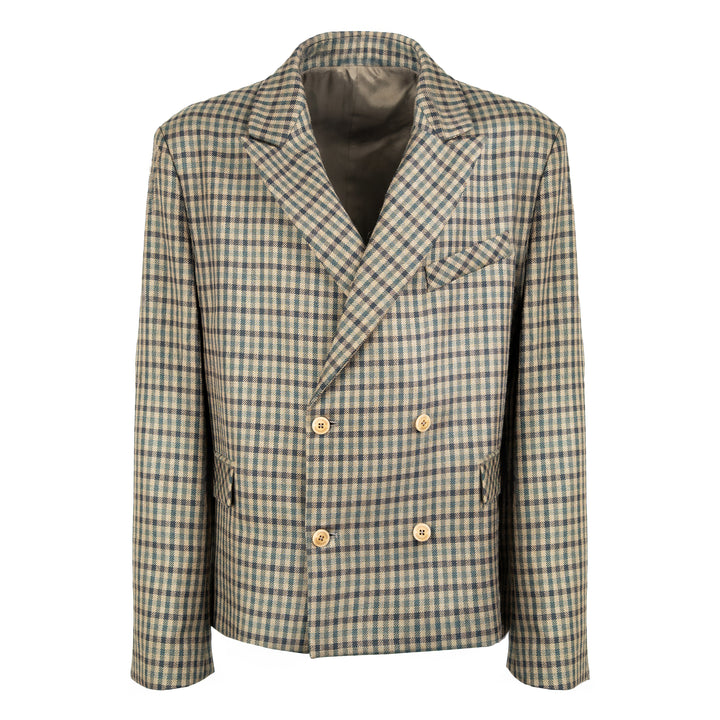 Blazer Mel a quadri in lana