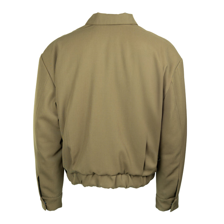 Giacca bomber Marley verde oliva in lana
