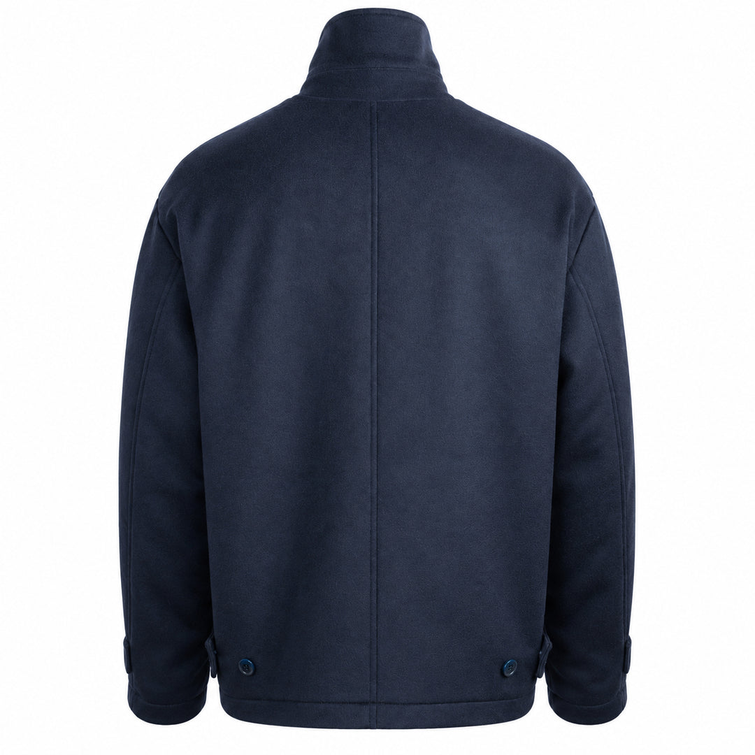 Giacca Gordon blu in lana e cashmere