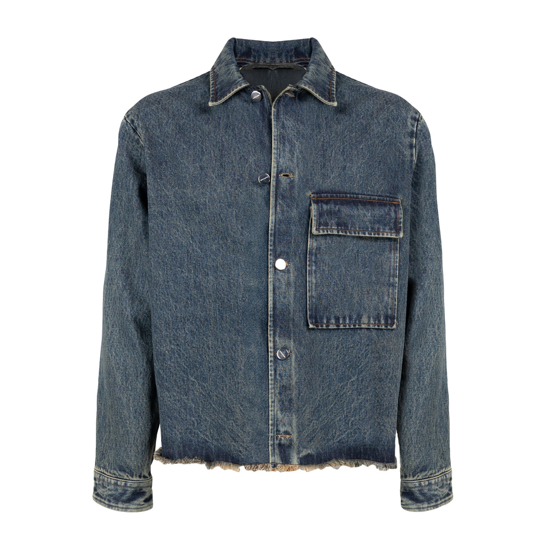 Camicia Dimitri coffee in denim