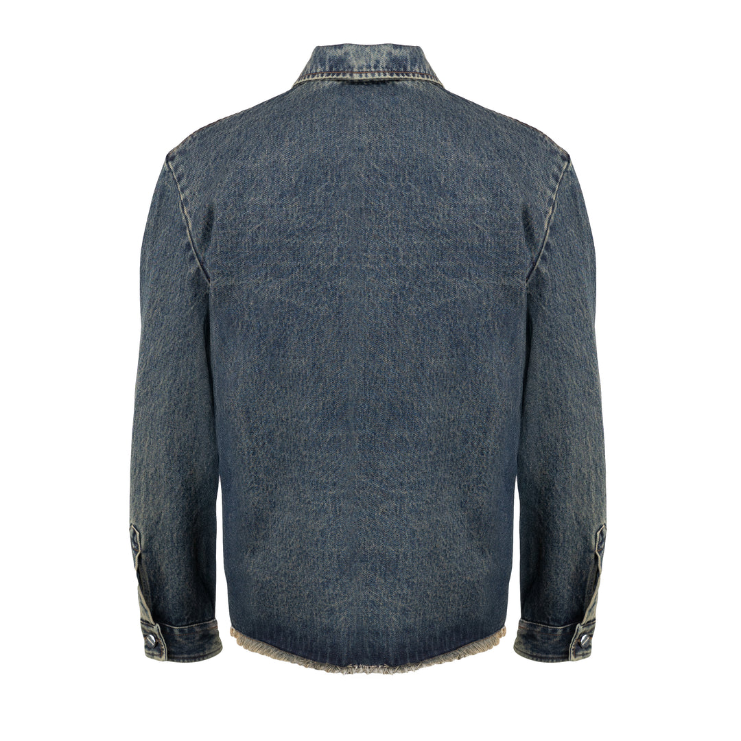 Camicia Dimitri coffee in denim
