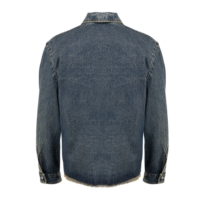 Camicia Dimitri coffee in denim