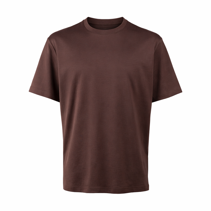 T-Shirt Neil mattone in cotone