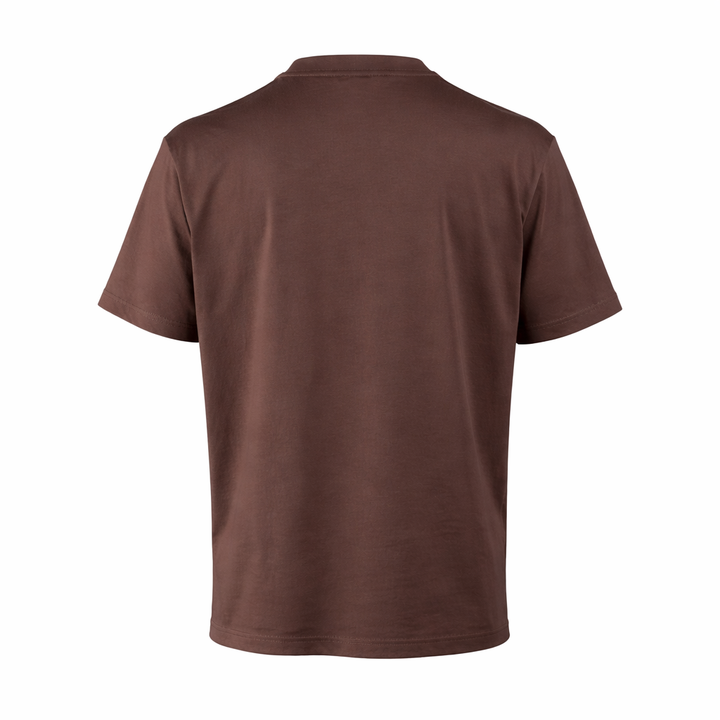 T-Shirt Neil mattone in cotone