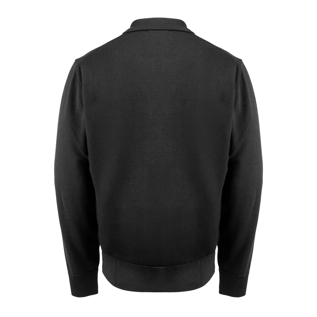 Polo Pablo in maglia nero regular fit