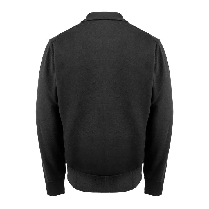 Polo Pablo in maglia nero regular fit