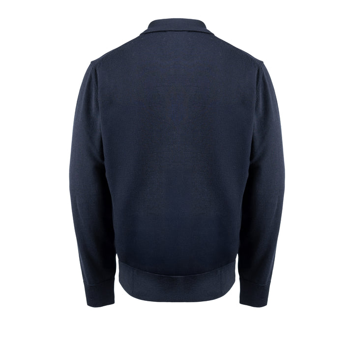Polo Pablo in maglia blu regular fit