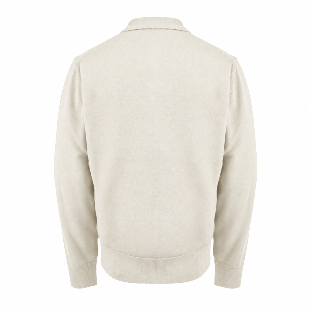 Polo Pablo in maglia panna regular fit