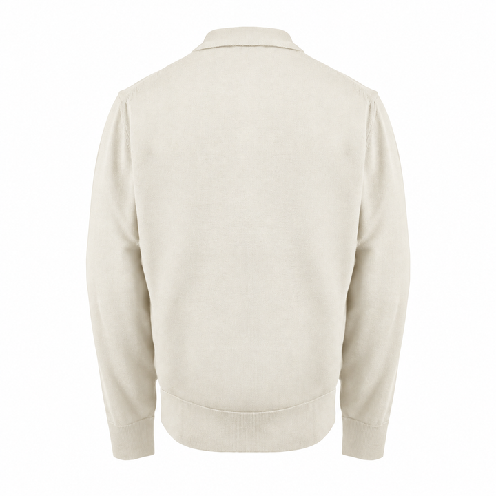Polo Pablo in maglia panna regular fit