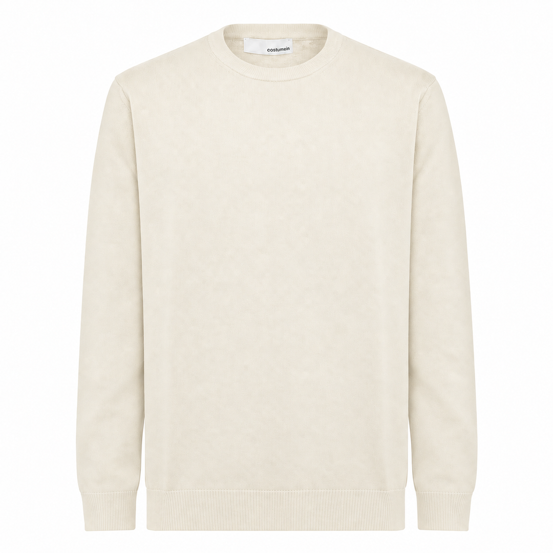 Pullover Rakesh off-white in lana