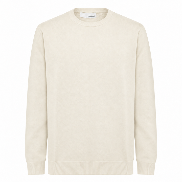 Pullover Rakesh off-white in lana