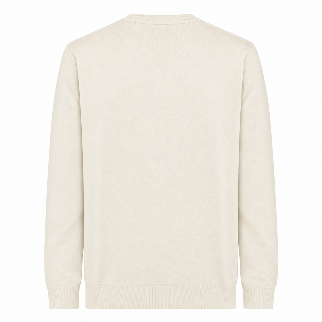 Pullover Rakesh off-white in lana