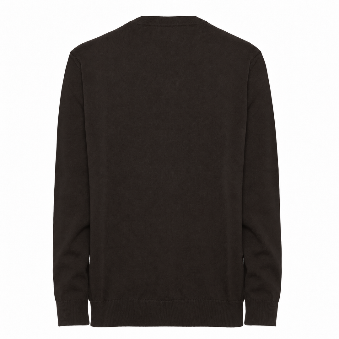 Pullover Rakesh marrone in lana