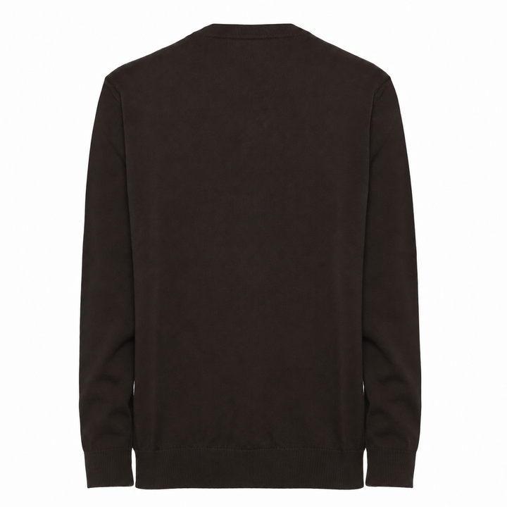 Pullover Rakesh marrone in lana