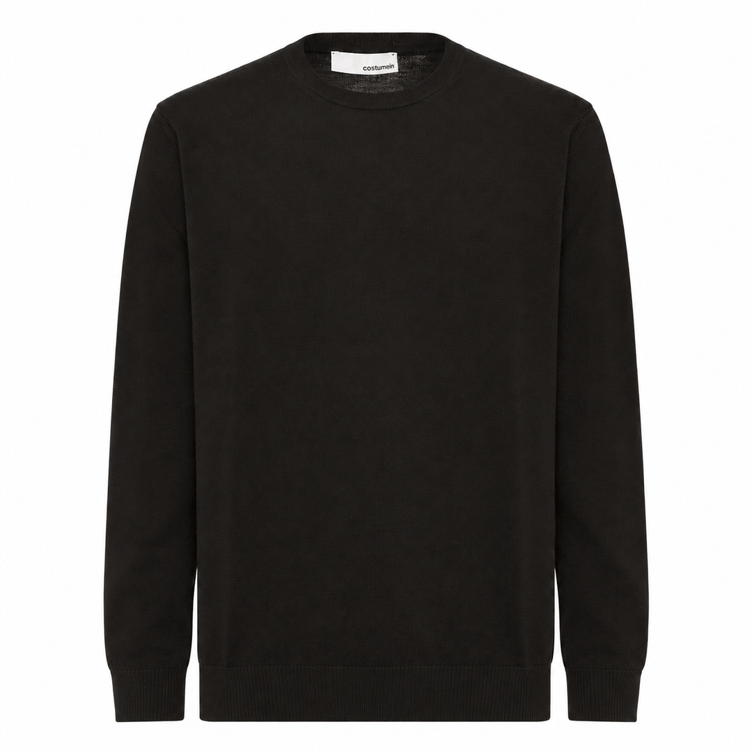 Pullover Rakesh marrone in lana