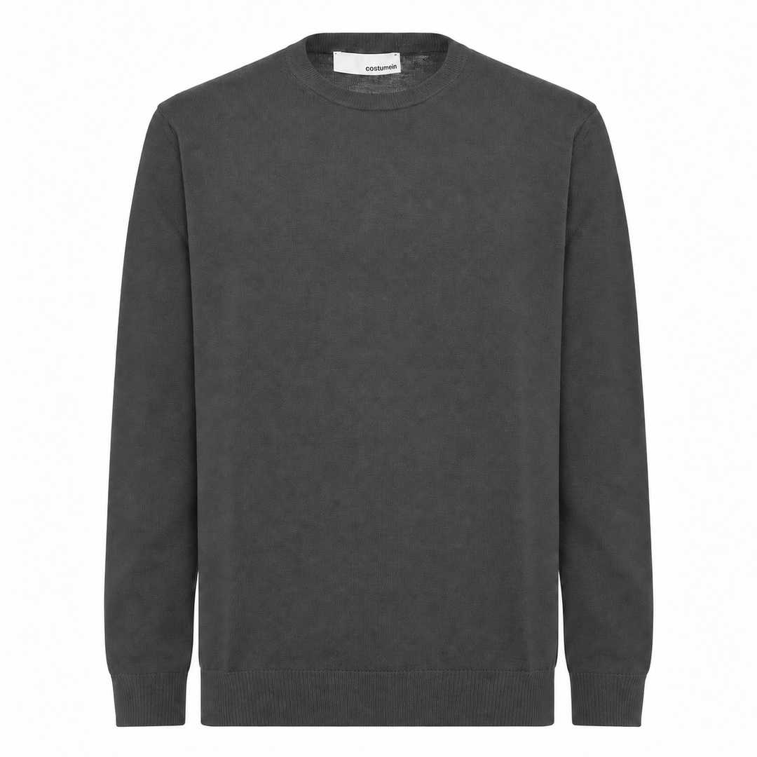 Pullover Rakesh grigio in lana