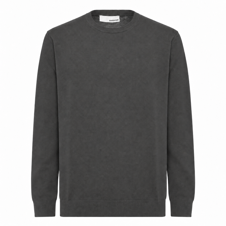 Pullover Rakesh grigio in lana