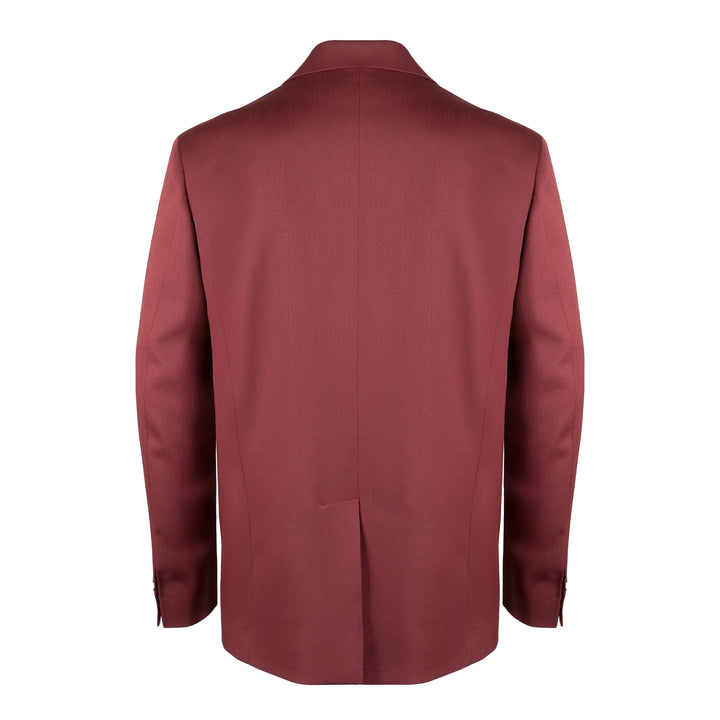 Blazer Joel rosso in twill di lana