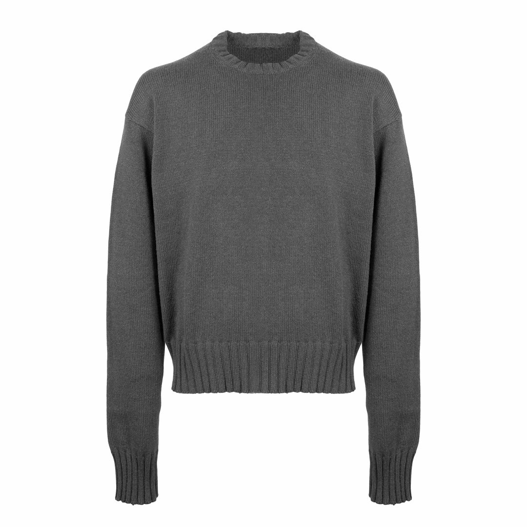 Pullover girocollo Rolf grigio boxy fit gauge 5