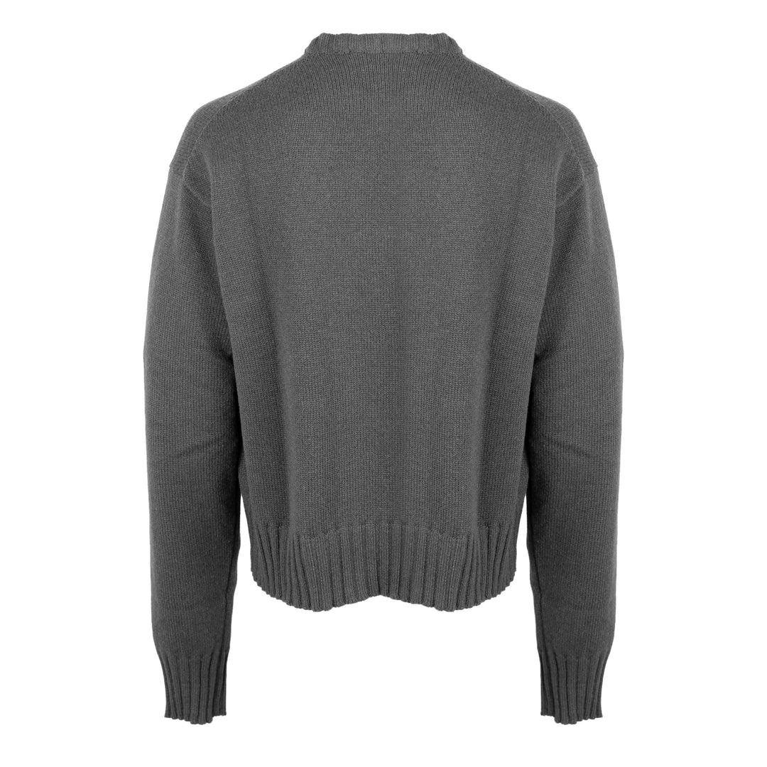Pullover girocollo Rolf grigio boxy fit gauge 5