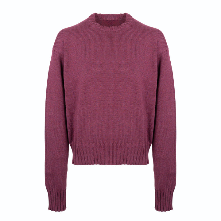 Pullover girocollo Rolf rosa boxy fit gauge 5
