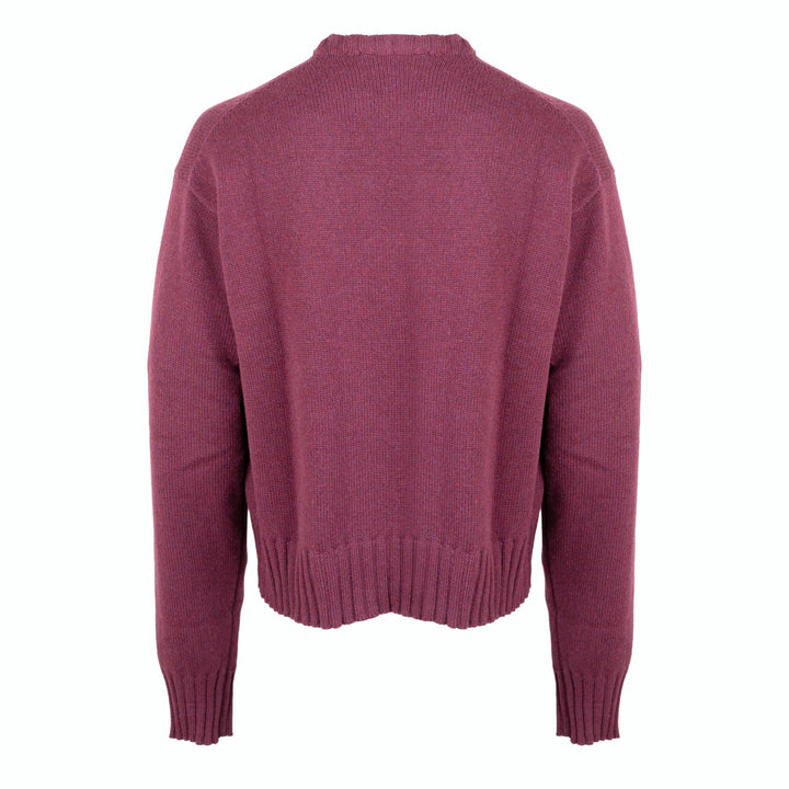 Pullover girocollo Rolf rosa boxy fit gauge 5