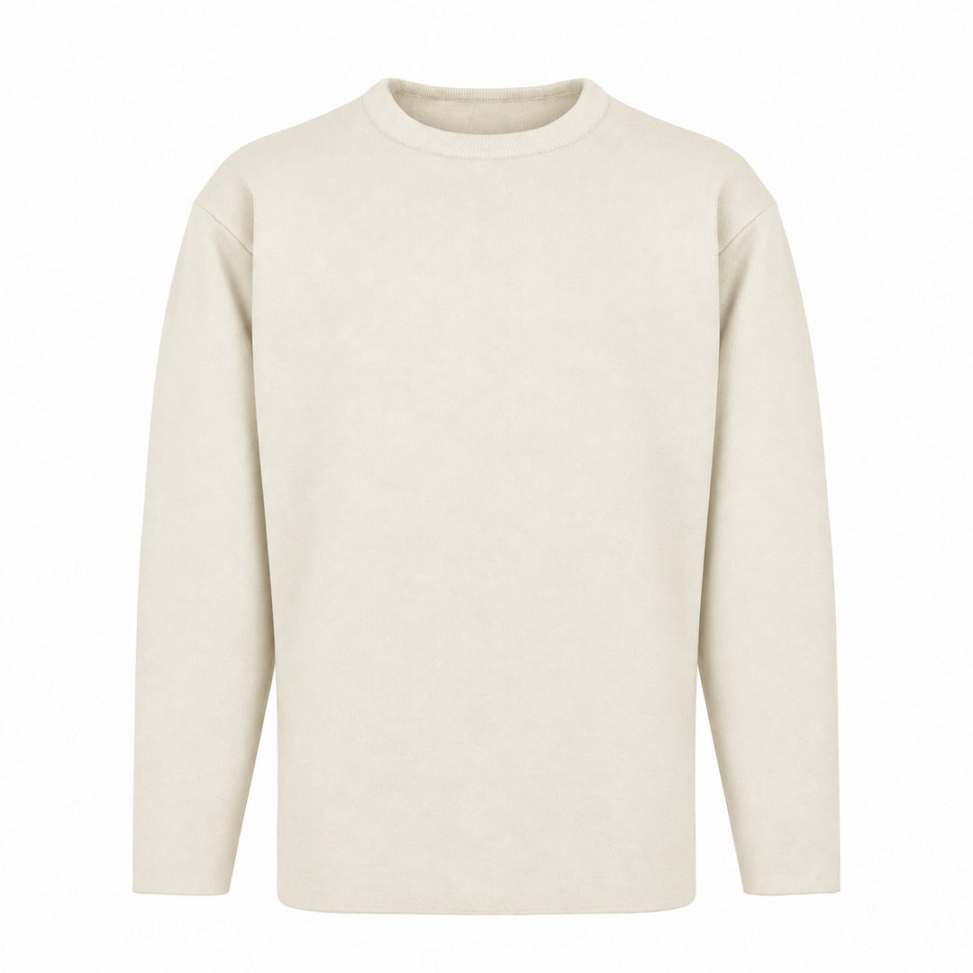 Pullover Ryuji panna in lana
